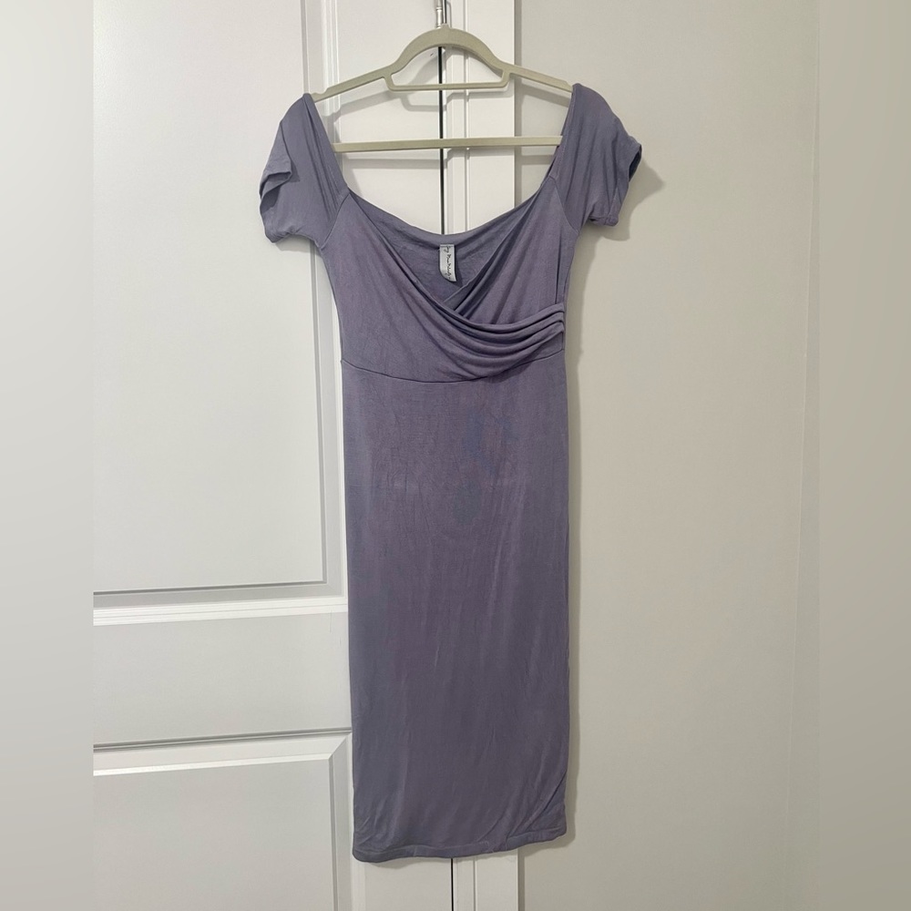 Sexy Mama Maternity off shoulders dress size 2 - Picture 2 of 8